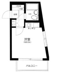 カームハウス大橋の物件間取画像